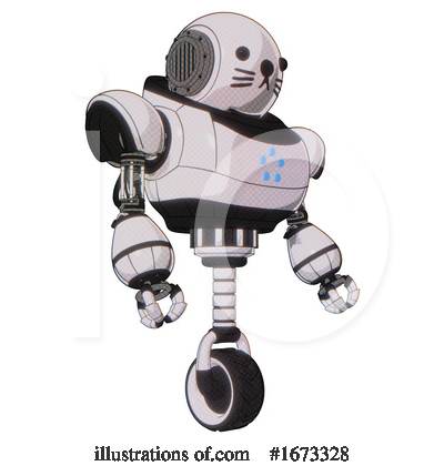 Royalty-Free (RF) Robot Clipart Illustration by Leo Blanchette - Stock Sample #1673328