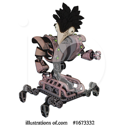 Royalty-Free (RF) Robot Clipart Illustration by Leo Blanchette - Stock Sample #1673332
