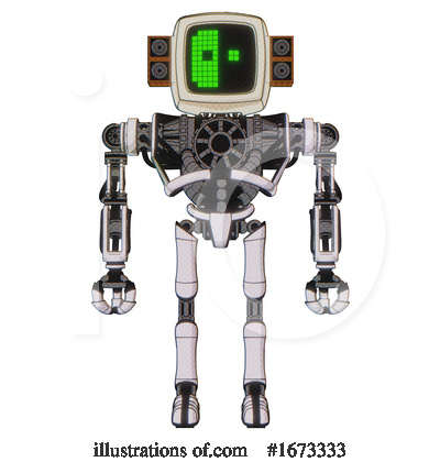 Royalty-Free (RF) Robot Clipart Illustration by Leo Blanchette - Stock Sample #1673333