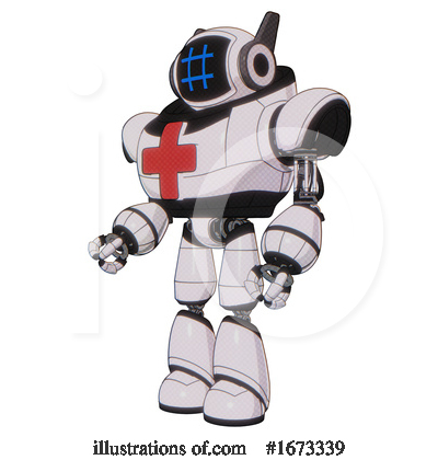 Royalty-Free (RF) Robot Clipart Illustration by Leo Blanchette - Stock Sample #1673339