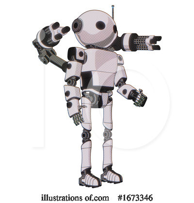 Royalty-Free (RF) Robot Clipart Illustration by Leo Blanchette - Stock Sample #1673346
