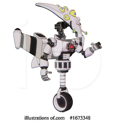 Royalty-Free (RF) Robot Clipart Illustration by Leo Blanchette - Stock Sample #1673348