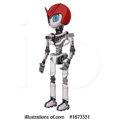 Royalty-Free (RF) Robot Clipart Illustration by Leo Blanchette - Stock Sample #1673351