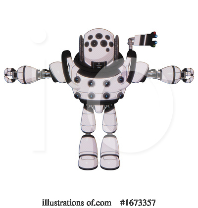 Royalty-Free (RF) Robot Clipart Illustration by Leo Blanchette - Stock Sample #1673357