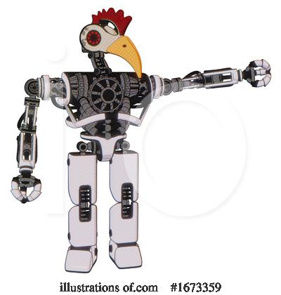 Royalty-Free (RF) Robot Clipart Illustration by Leo Blanchette - Stock Sample #1673359
