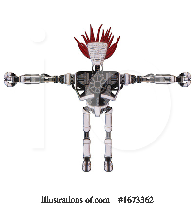 Royalty-Free (RF) Robot Clipart Illustration by Leo Blanchette - Stock Sample #1673362