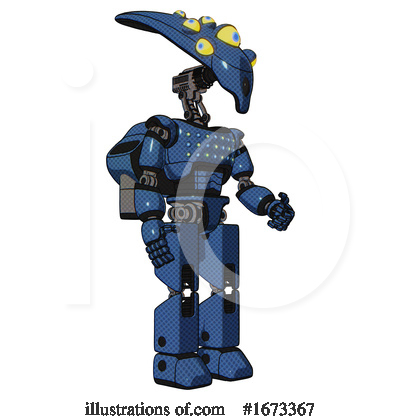 Royalty-Free (RF) Robot Clipart Illustration by Leo Blanchette - Stock Sample #1673367