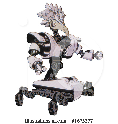 Royalty-Free (RF) Robot Clipart Illustration by Leo Blanchette - Stock Sample #1673377