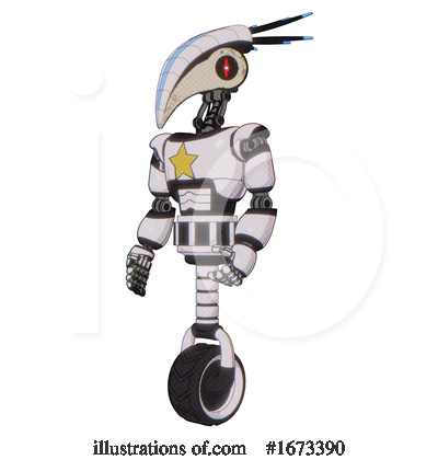 Royalty-Free (RF) Robot Clipart Illustration by Leo Blanchette - Stock Sample #1673390