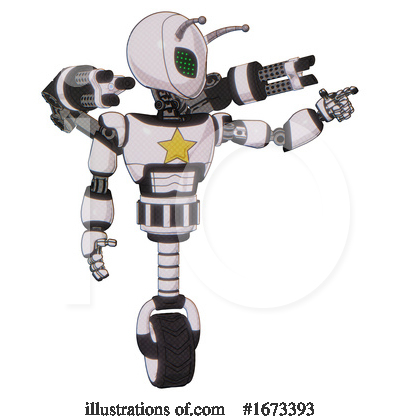 Royalty-Free (RF) Robot Clipart Illustration by Leo Blanchette - Stock Sample #1673393
