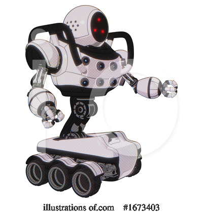 Royalty-Free (RF) Robot Clipart Illustration by Leo Blanchette - Stock Sample #1673403