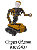 Robot Clipart #1673407 by Leo Blanchette