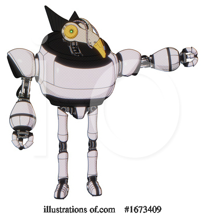 Royalty-Free (RF) Robot Clipart Illustration by Leo Blanchette - Stock Sample #1673409