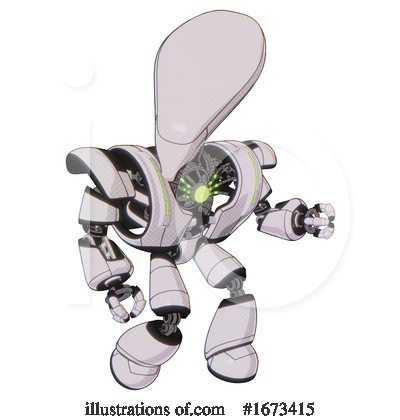 Royalty-Free (RF) Robot Clipart Illustration by Leo Blanchette - Stock Sample #1673415