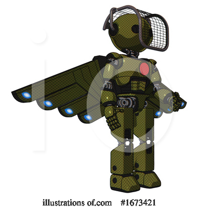 Royalty-Free (RF) Robot Clipart Illustration by Leo Blanchette - Stock Sample #1673421