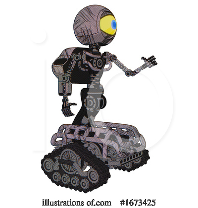 Royalty-Free (RF) Robot Clipart Illustration by Leo Blanchette - Stock Sample #1673425