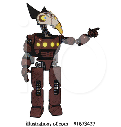 Royalty-Free (RF) Robot Clipart Illustration by Leo Blanchette - Stock Sample #1673427