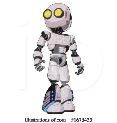 Royalty-Free (RF) Robot Clipart Illustration by Leo Blanchette - Stock Sample #1673435