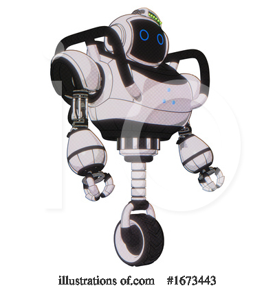 Royalty-Free (RF) Robot Clipart Illustration by Leo Blanchette - Stock Sample #1673443