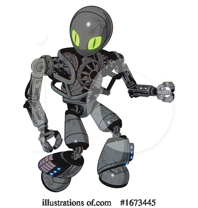 Royalty-Free (RF) Robot Clipart Illustration by Leo Blanchette - Stock Sample #1673445