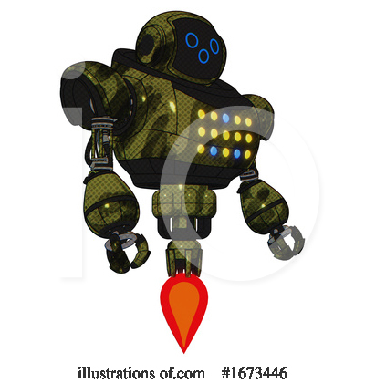 Royalty-Free (RF) Robot Clipart Illustration by Leo Blanchette - Stock Sample #1673446