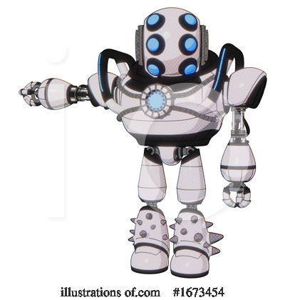 Royalty-Free (RF) Robot Clipart Illustration by Leo Blanchette - Stock Sample #1673454