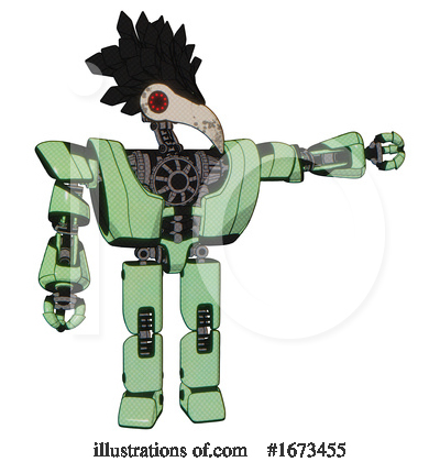 Royalty-Free (RF) Robot Clipart Illustration by Leo Blanchette - Stock Sample #1673455