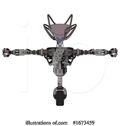 Royalty-Free (RF) Robot Clipart Illustration by Leo Blanchette - Stock Sample #1673459