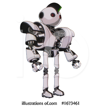 Royalty-Free (RF) Robot Clipart Illustration by Leo Blanchette - Stock Sample #1673461