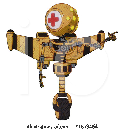 Royalty-Free (RF) Robot Clipart Illustration by Leo Blanchette - Stock Sample #1673464