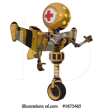 Royalty-Free (RF) Robot Clipart Illustration by Leo Blanchette - Stock Sample #1673465