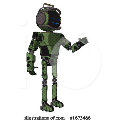 Royalty-Free (RF) Robot Clipart Illustration by Leo Blanchette - Stock Sample #1673466