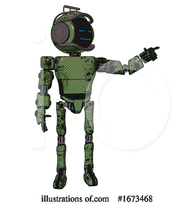 Royalty-Free (RF) Robot Clipart Illustration by Leo Blanchette - Stock Sample #1673468