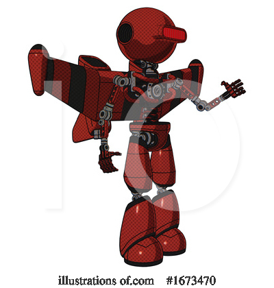 Royalty-Free (RF) Robot Clipart Illustration by Leo Blanchette - Stock Sample #1673470