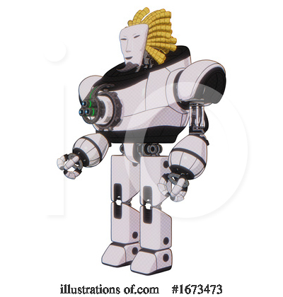 Royalty-Free (RF) Robot Clipart Illustration by Leo Blanchette - Stock Sample #1673473