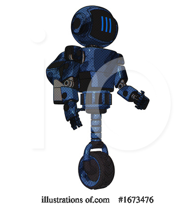 Royalty-Free (RF) Robot Clipart Illustration by Leo Blanchette - Stock Sample #1673476