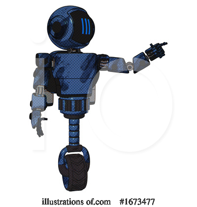 Royalty-Free (RF) Robot Clipart Illustration by Leo Blanchette - Stock Sample #1673477