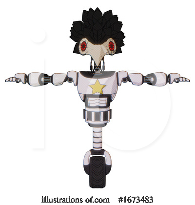 Royalty-Free (RF) Robot Clipart Illustration by Leo Blanchette - Stock Sample #1673483