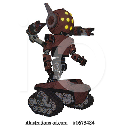 Royalty-Free (RF) Robot Clipart Illustration by Leo Blanchette - Stock Sample #1673484