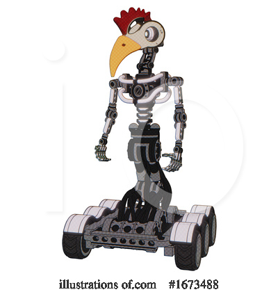 Royalty-Free (RF) Robot Clipart Illustration by Leo Blanchette - Stock Sample #1673488