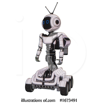Royalty-Free (RF) Robot Clipart Illustration by Leo Blanchette - Stock Sample #1673491