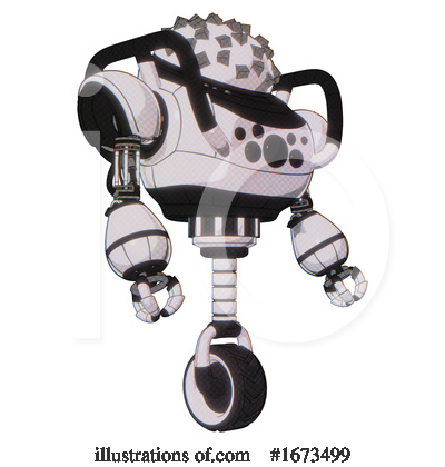 Royalty-Free (RF) Robot Clipart Illustration by Leo Blanchette - Stock Sample #1673499