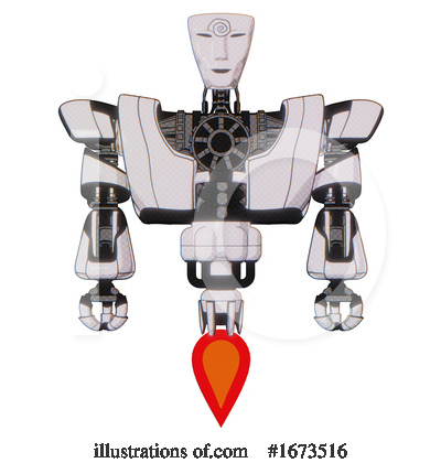 Royalty-Free (RF) Robot Clipart Illustration by Leo Blanchette - Stock Sample #1673516