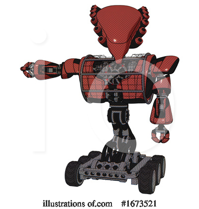 Royalty-Free (RF) Robot Clipart Illustration by Leo Blanchette - Stock Sample #1673521