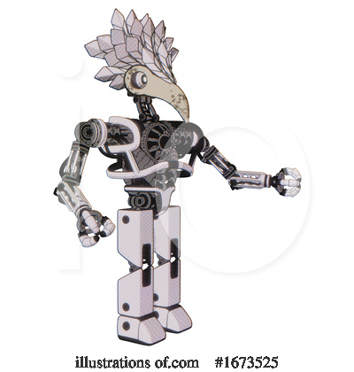 Royalty-Free (RF) Robot Clipart Illustration by Leo Blanchette - Stock Sample #1673525