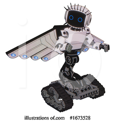 Royalty-Free (RF) Robot Clipart Illustration by Leo Blanchette - Stock Sample #1673528