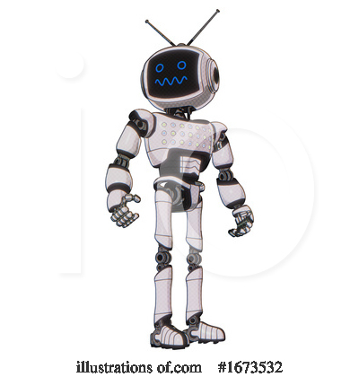 Royalty-Free (RF) Robot Clipart Illustration by Leo Blanchette - Stock Sample #1673532