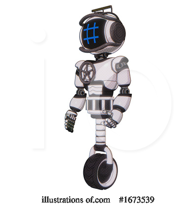 Royalty-Free (RF) Robot Clipart Illustration by Leo Blanchette - Stock Sample #1673539