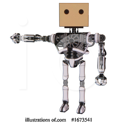 Royalty-Free (RF) Robot Clipart Illustration by Leo Blanchette - Stock Sample #1673541