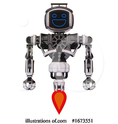 Royalty-Free (RF) Robot Clipart Illustration by Leo Blanchette - Stock Sample #1673551